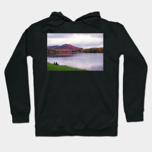 Adirondack Chairs in the Adirondacks. Mirror Lake Lake Placid NY New York Mountain Hoodie